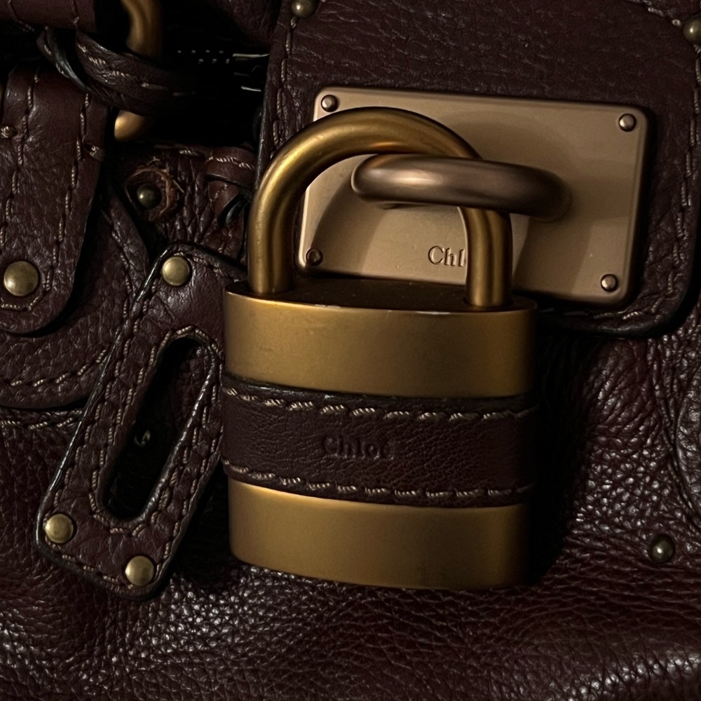Vintage Chloe Paddington Dark Brown Bag - Picture 7 of 9